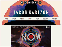 Tablet Screenshot of jacobkarlzon.com